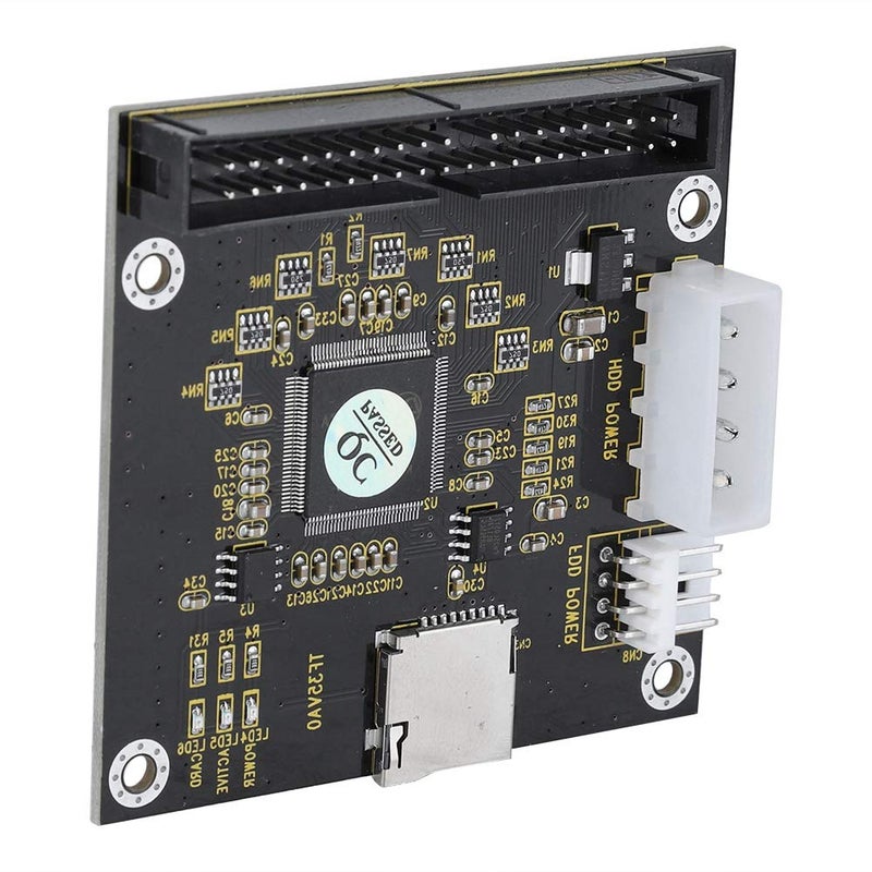 fosa SD,SDHC,SDXC,MMC to IDE 40Pin 3.5in Male Memory Card Adapter, Mute Four Legged Computer Power Connector for DOS,Linux, MMC System Specification 2.0, etc - Image 4